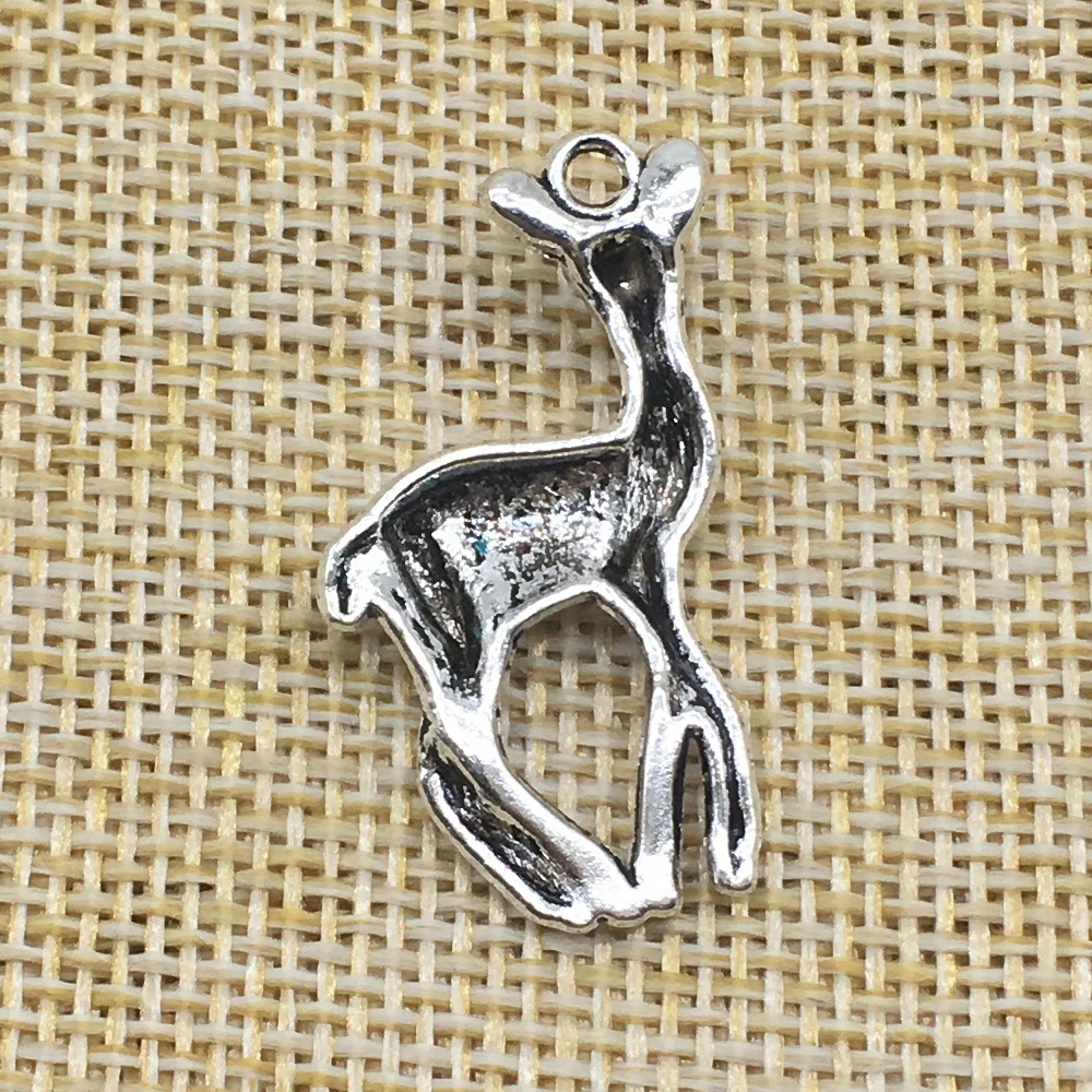 10 шт. Подвески в виде оленя античное серебро цвет своими руками|charms to make jewelry|charmcharm