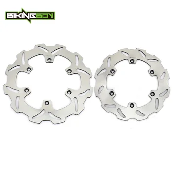 

BIKINGBOY Front Rear Brake Discs Disks Rotors For Suzuki DRZ 400 E 2000-2010 DRZ 400 S 2000-2012 RMX 250 1989-1998 RM 125 250