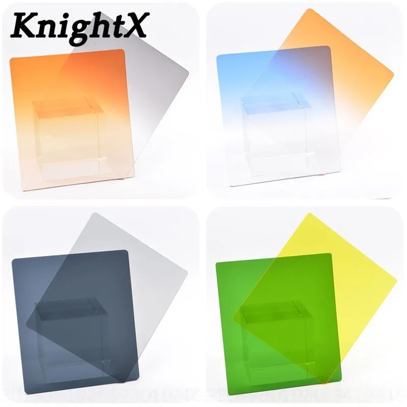Цветной держатель фильтра объектива KnightX 49 52 55 58 62 67 72 77 мм ND16 фильтры для камеры