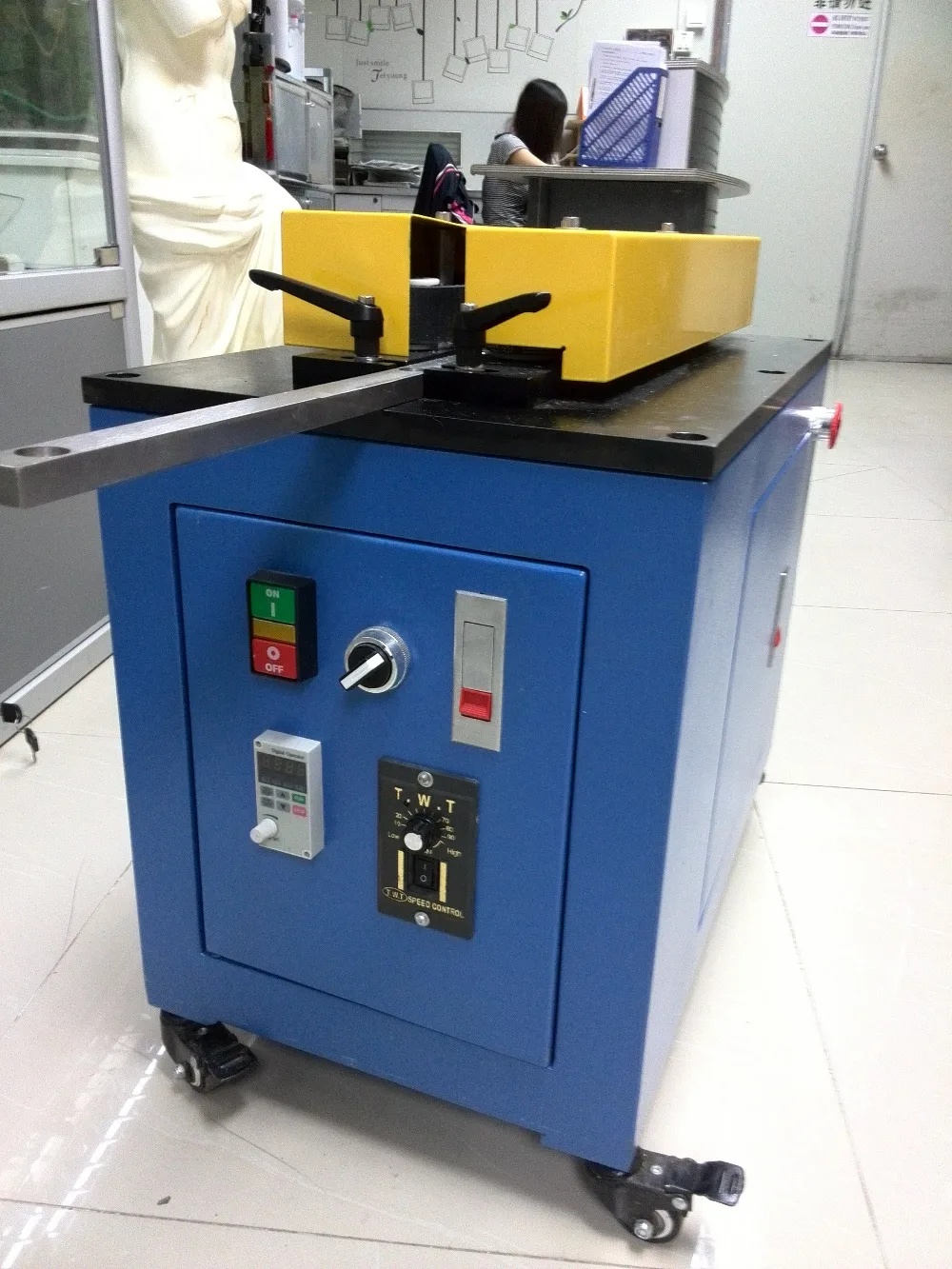 Promotion !!! JETYOUNG Acrylic Diamond Edge Polishing Machine with two