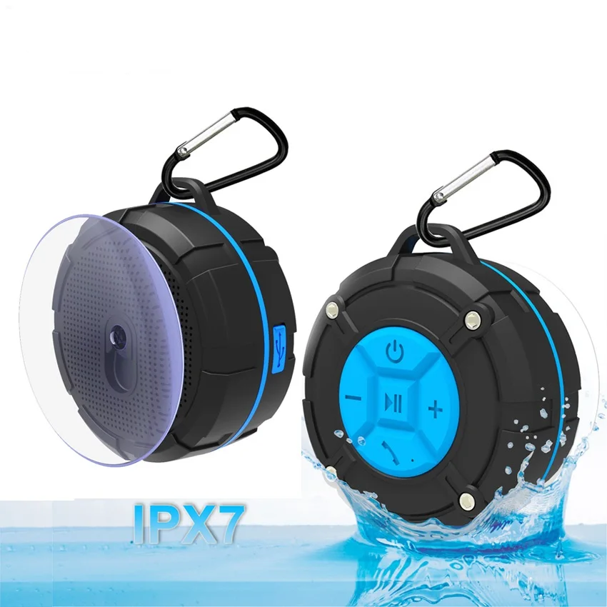 Blue TOPROAD водонепроницаемый Душ велосипедный Bluetooth динамик Blutooth s Громкая связь микрофон Caixa де сом Сабвуфер Бумбокс для мобильного телефона - Цвет: Blue