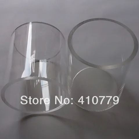 Kopen Acryl Tube Clear OD75X2X285MM Plastic Waterpijp Perspex Bouwpijpen PMMA Proces Materiaal Kan Cut Elke Grootte