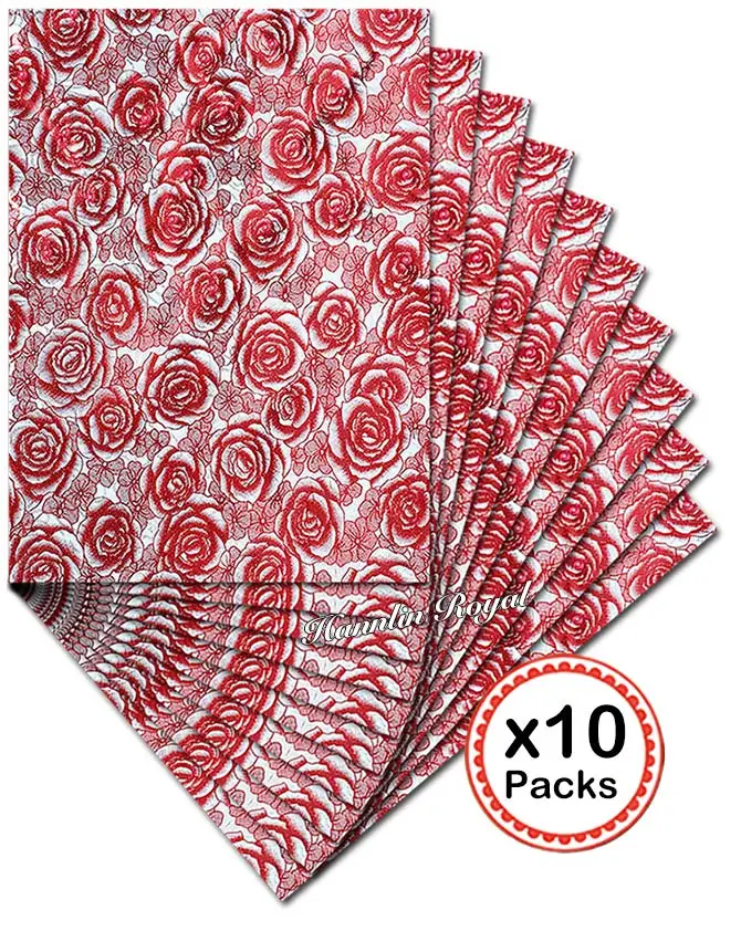 

Red rose floral African SEGO headtie with lots of beads Beaded headgear wrap gele Headscarf free shipping by DHL