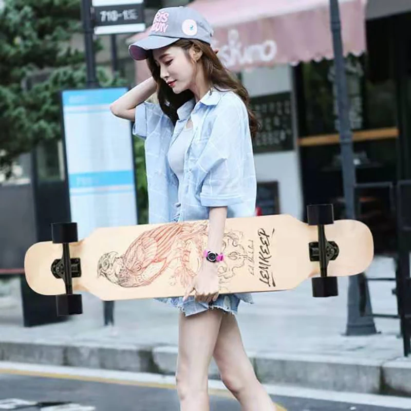 MS402 Complete Skateboard Dancing Longboard Adults Freestyle Street Road Skate Longboard 4 Wheels MS402 Complete Skateboard Dancing Longboard Adults Freestyle Street Road Skate Longboard 4 Wheels