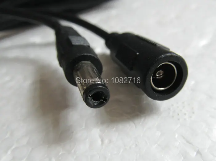 1 шт. 22AWG DC прямой 5,5*2,1 мм Женский до 5,5x2,1 Мужской кабель-удлинитель Разъем питания адаптер Соединительный шнур 3 метра