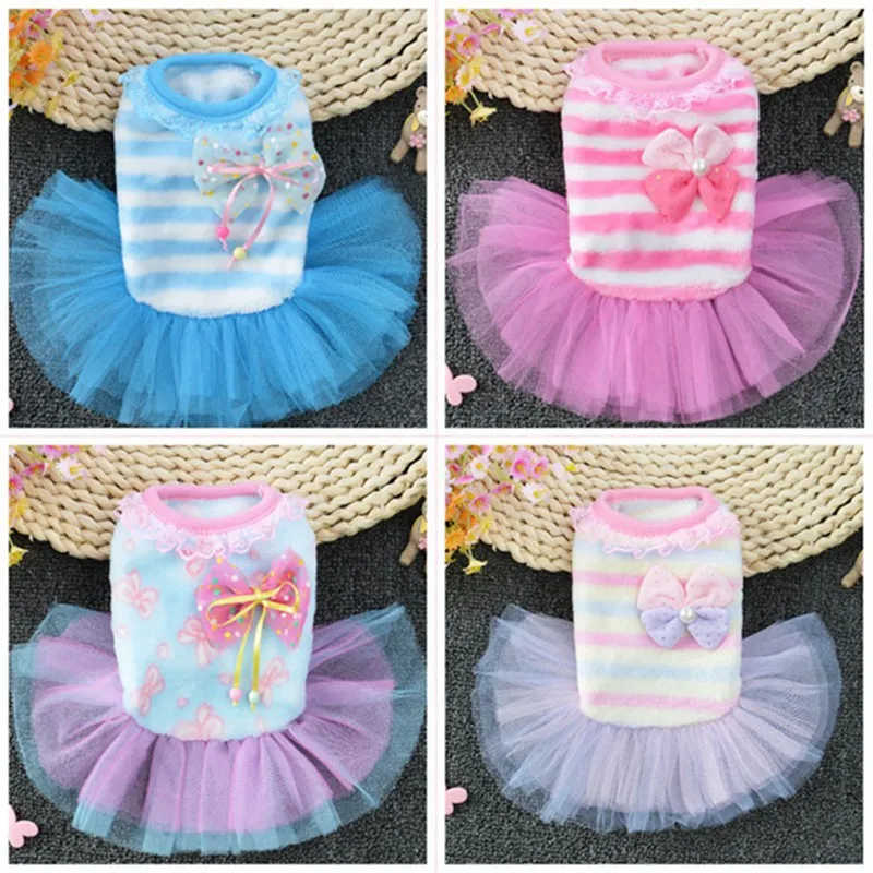 

Colorful Dog Wedding Dress Skirt Pet Dog Clothes Puppy Clothing Spring Fashion Pet Clothes roupa para cachorro