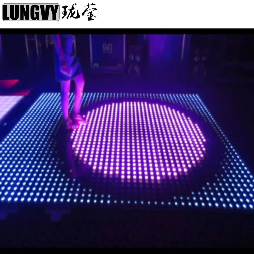 

Free Shipping 20pcs/lot LED Dancing Floor LED Video Dance Floor 8*8 Pixel Digital Led Video Dance Floor
