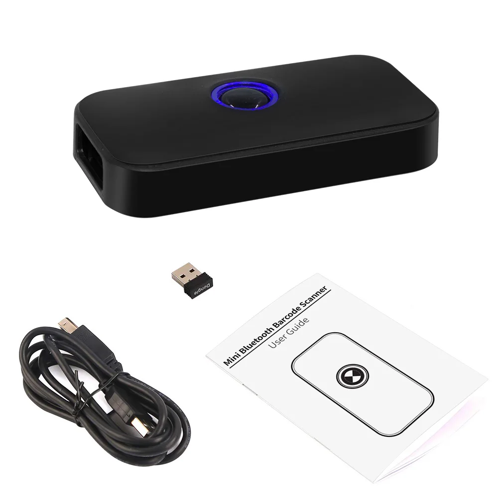 Сканер штрих кода 2D Bluetooth Symcode 1D беспроводной считыватель с 16 Мб памяти QR