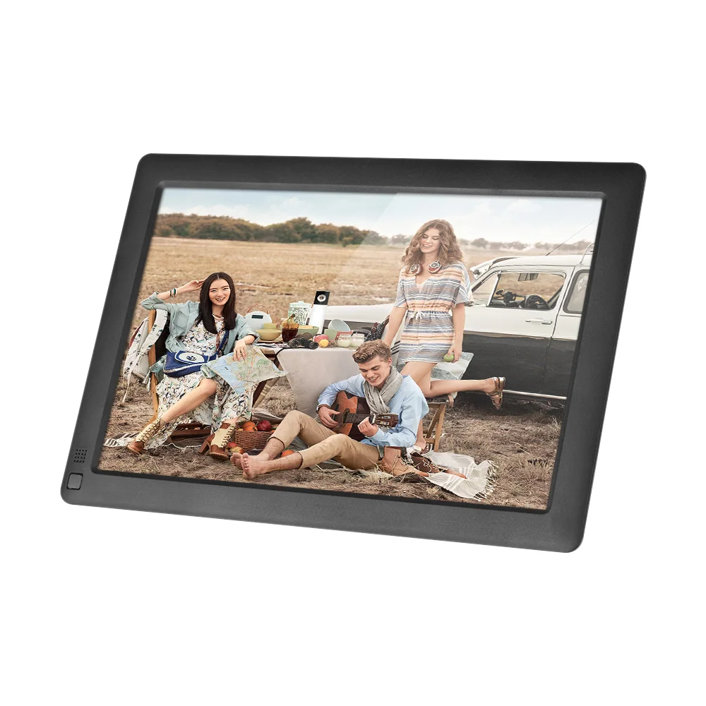 

Andoer 10.1 Inch Ultra-thin IPS LCD Digital Photo Frame 1280 * 800 8GB Memory Card Remote ControlSupports Photo/Music/ Video