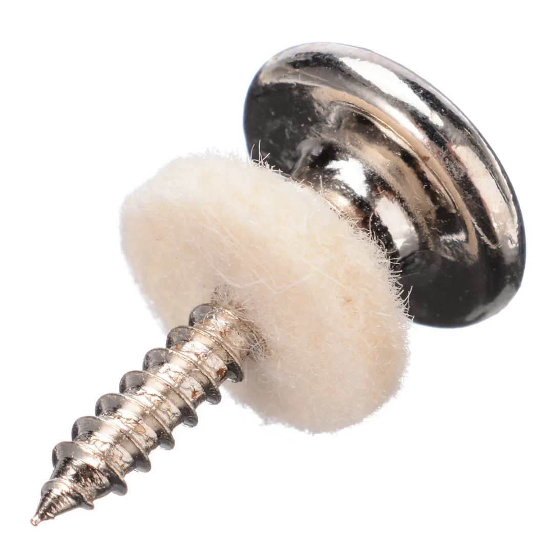 2pcs/set Silver/Gold/Black Chrome Copper Mushrooms Heads Guitar Strap Locks Pins Buttons Guitar Accessories New