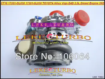 

Free Ship Turbo CT16 17201-OL030 17201 OL030 17201-0L030 Turbocharger For TOYOTA Hilux Vigo Hi-lux D4D 2KD 2KD-FTV 2KDFTV 2.5L D