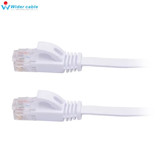 Snagless Flat Cable White Color 2