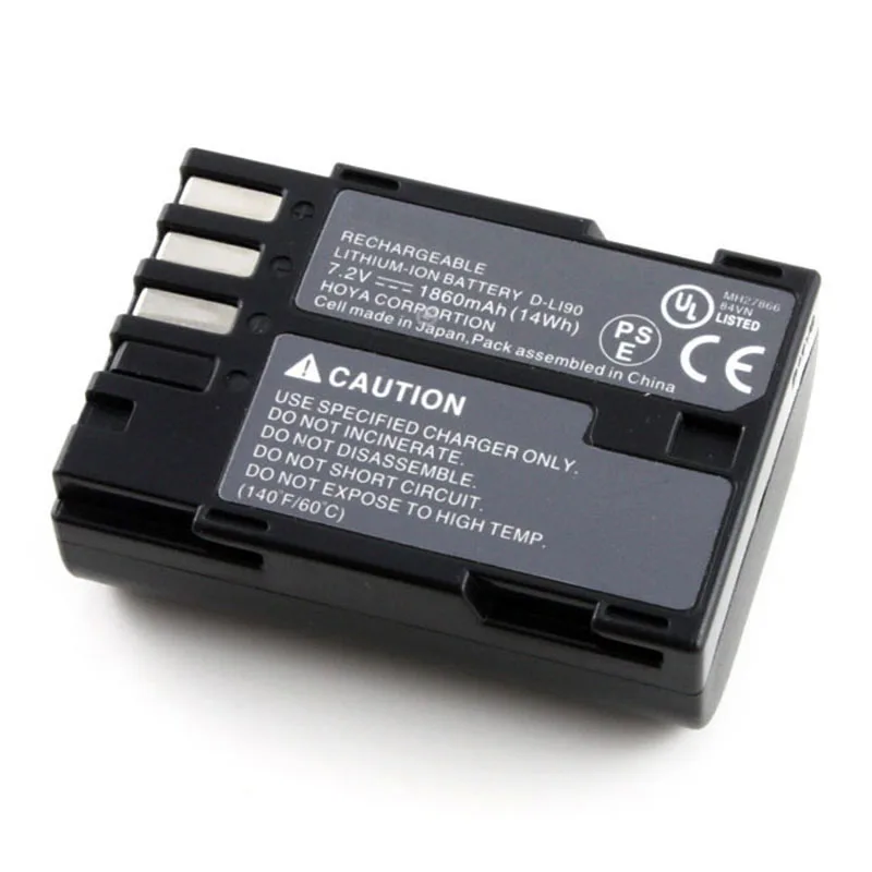 

D-LI90 DLI90 D LI90 Digital Camera Battery For PENTAX K-7 K-7D K-5 K-5 II 645D K01
