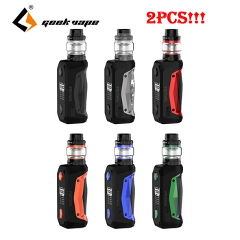 

2pcs Original Geekvape Aegis Solo 100W TC Kit with 5.5ml Cerberus Tank Super Mesh X2 Coil AS Chipset Ecig Vape Kit VS Legend