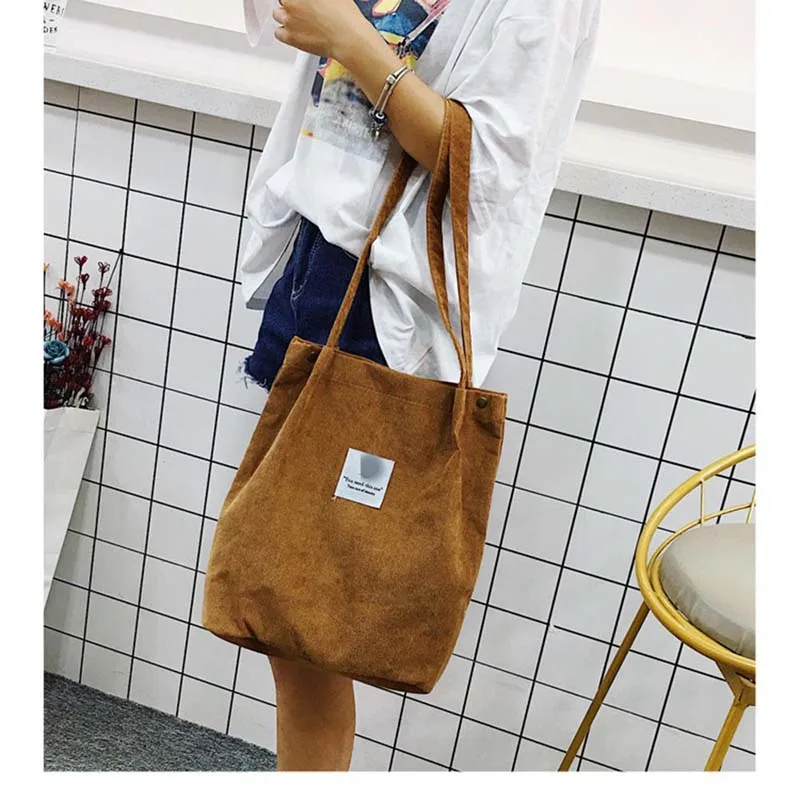 Высокая Ёмкость женская сумка-шоппер Холст сумка складные многоразовые сумка для покупок дамы Повседневное сумка через плечо