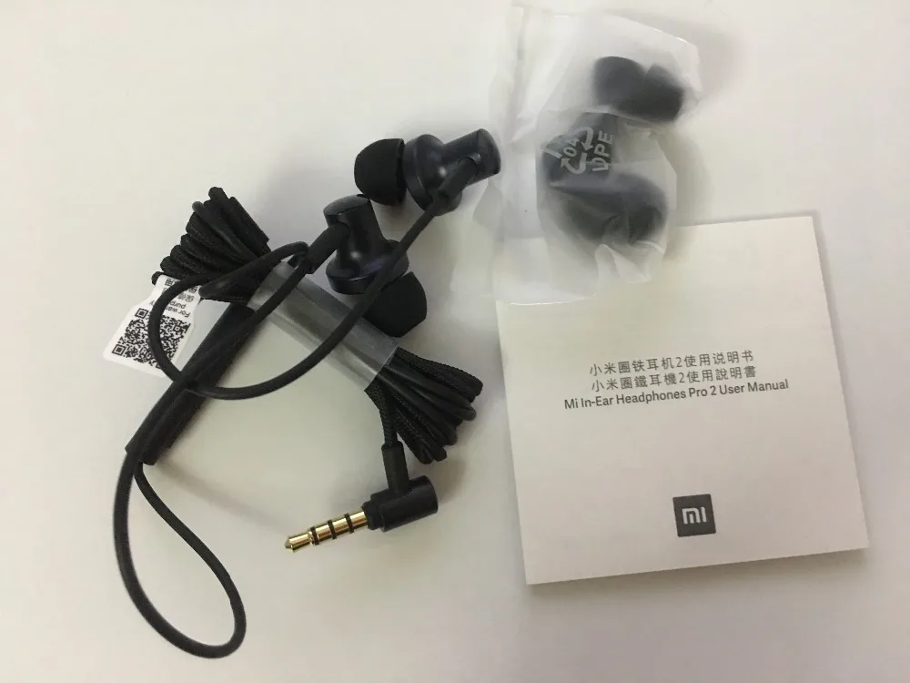 Оригинальные Xiao mi Hybrid Pro 2 Наушники mi In-Ear с двумя драйверами Dyna mi c сбалансированная арматура mi c линейное управление с высоким полиром