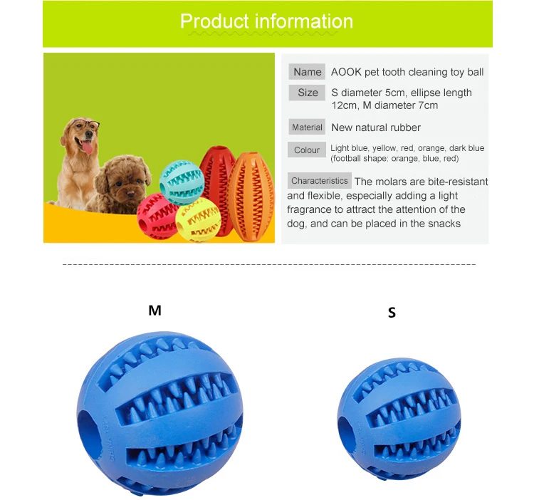 Dog Toothbrush Hamster Ball Dog Toys Teddy Fun Interactive 4