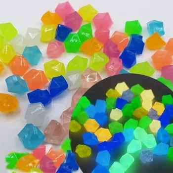 

100PCS/Lot Luminous Pawn Chessman Game Pieces For Board Games Accessories Multi Colors Irregular Stone For Token Board Game