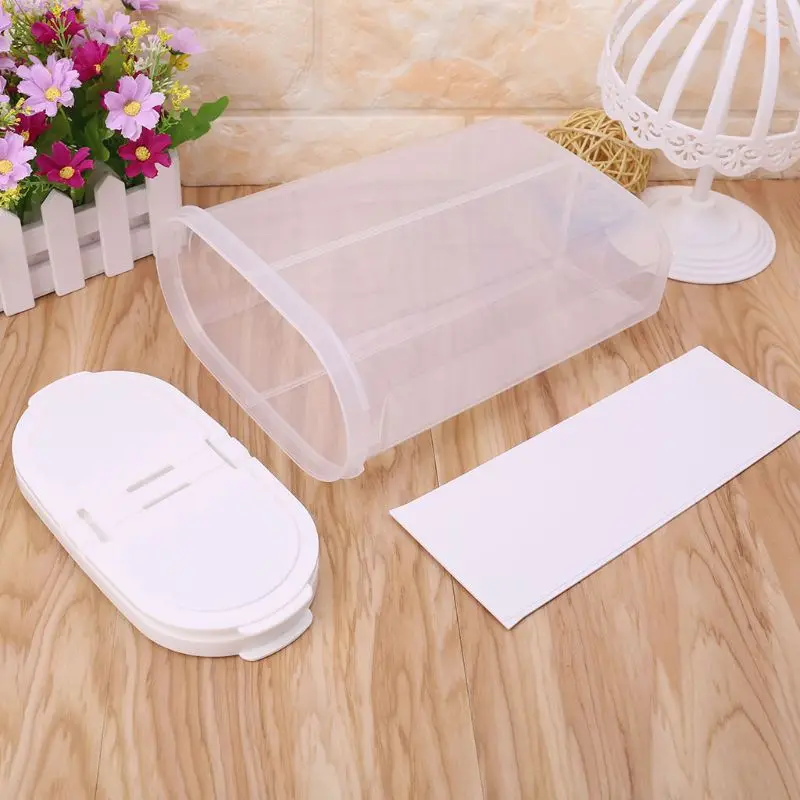 2.6L Plastic Kitchen Food Cereal Grain Bean Rice Snack Storage Container Box Case Dispenser