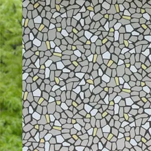 Широкая 90 см* Длинная 200 см матовая пленка для стекол для стеклянной конфиденциальности клейкая стеклянная наклейка ледяная, с трещинами гостиная спальня HQ92