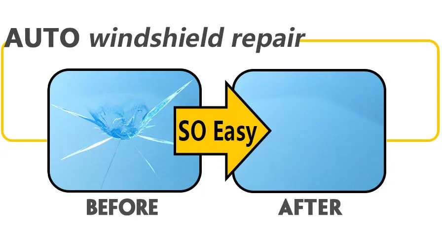 Треснувшее стекло Ремонтный комплект комплекты лобового стекла DIY автомобильные оконные инструменты стекло Fissure Cure ветер экран трещина восстановление окна экран