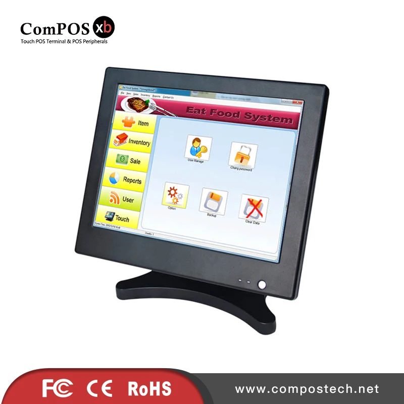 

newest 2017 all in one pos computer cash register all in one pos pc pos for restauran monitor