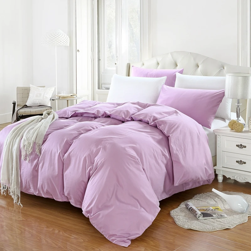 

100% cotton Luxury Twin FUll Queen king size Duvet cover bedding solid color quilt cover No quilt Comforter Cover 1pcs