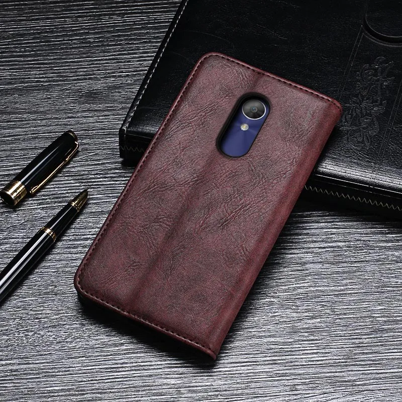 Роскошные Флип Бумажник PU ретро кожаный чехол для Alcatel 3L 5034D крышка кардхолдер с подставкой телефон Сумки Case 5,5 дюймов