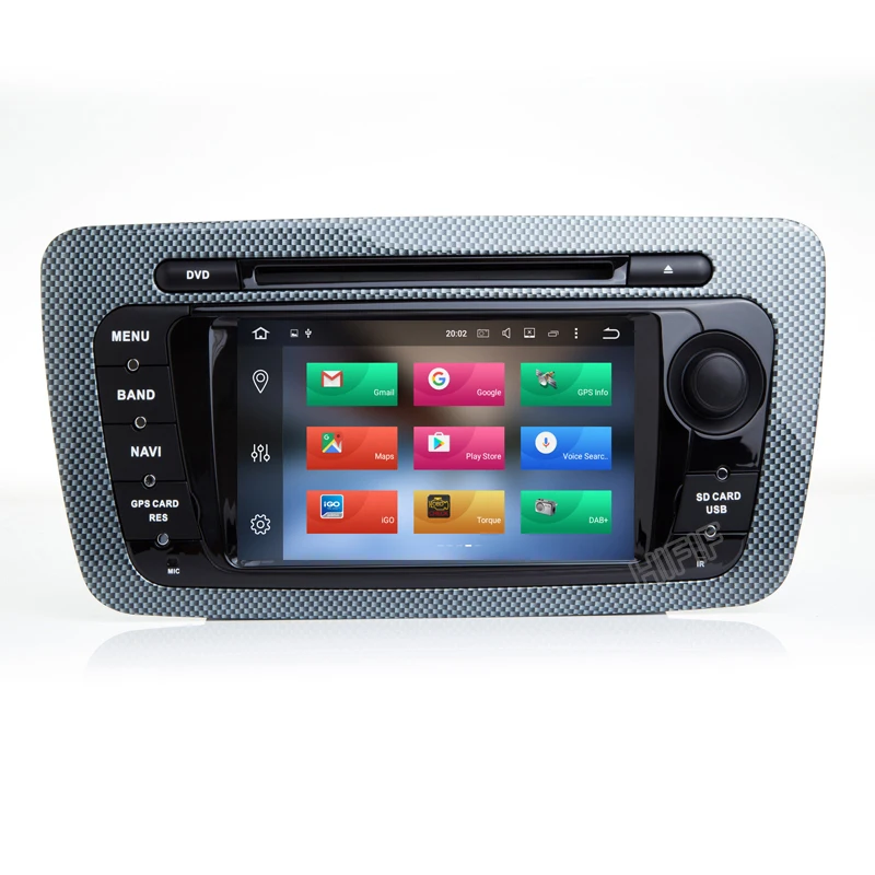 Discount DSP Android 9.0 CAR DVD GPS Player Bluetooth Car Sat Nav Stereo Radio Navigation 2 Din GPS Head Unit For SEAT IBIZA 2009-2013 2