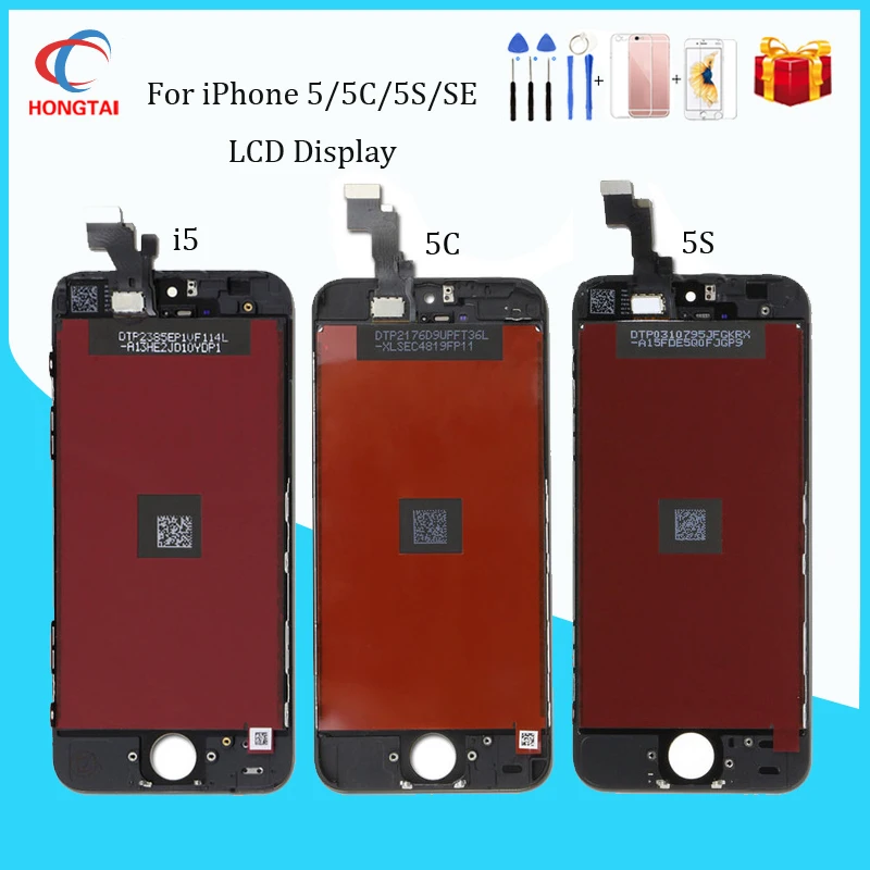 LCD For iPhone 5S 5 5C Quality Screen Display and Digitizer Replacement Touch SE Black/White | Мобильные телефоны и