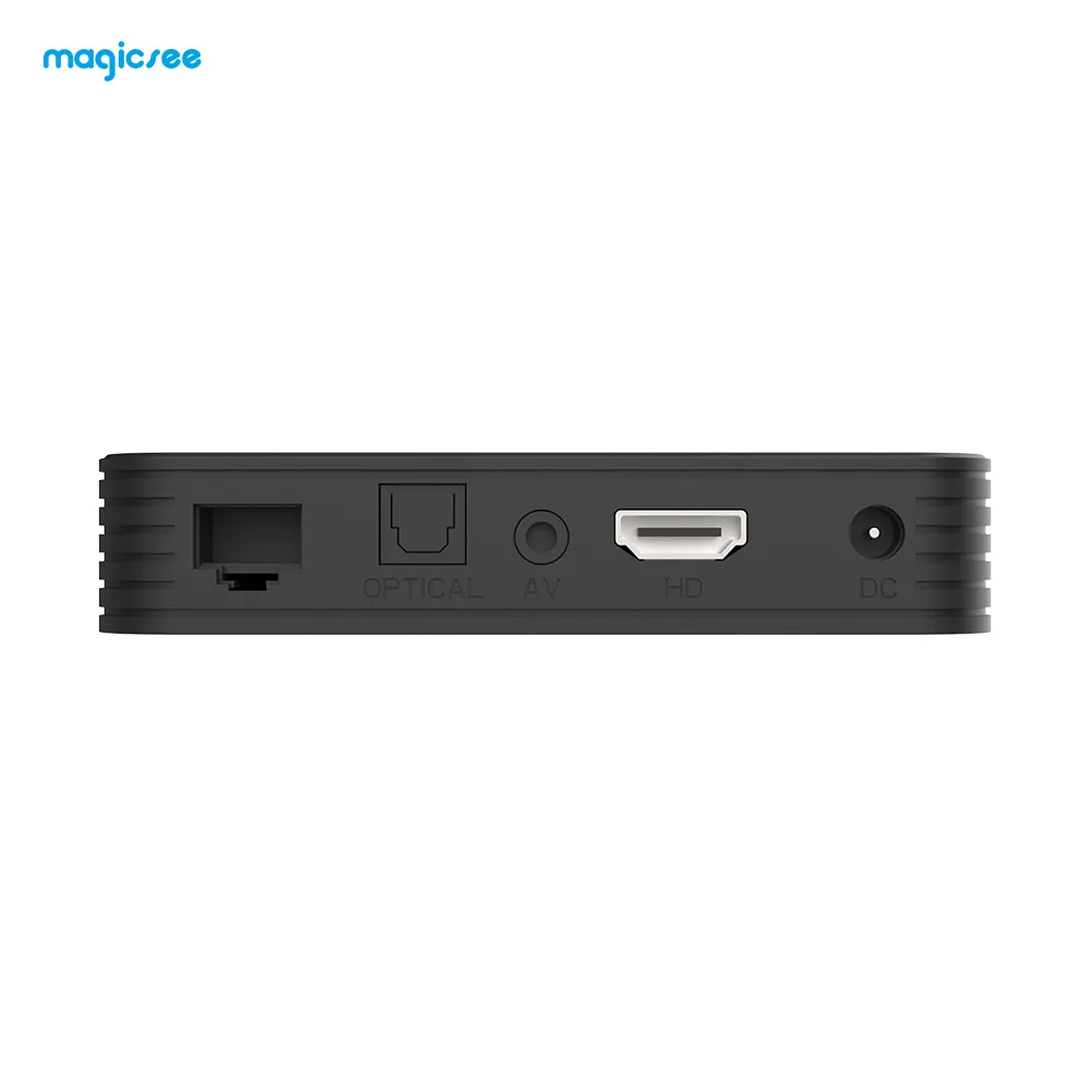 Magicsee N5 Max Amlogic S905X2 Android 9 0 tv BOX 4G 32G/64G Rom 2 4 + 5G двойной Wi Fi Bluetooth 1 Smart Box 4K