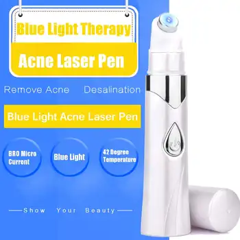 

New Medical Blue Light Therapy Laser Treatment Pen Soft Scar Pimple Wrinkle Removal Treatment Device Beauty Skin Care Tools USB