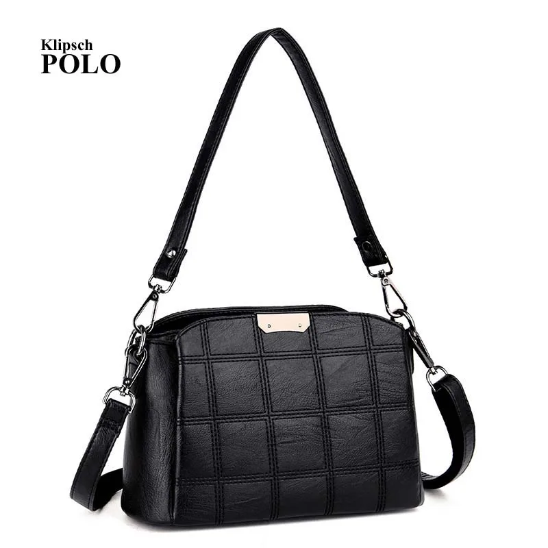 

Luxury Women Genuine Leather Bag Sheepskin Messenger Bags Handbags Women Famous Brands Designer Female Handbag Shoulder Bag Sac