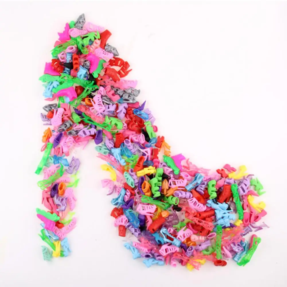 

Colorful Assorted doll Shoes Different Styles Fashion 12 Pairs