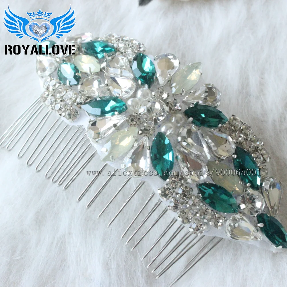 

1 Piece Sliver Crystals Rhinestone Hair Comb Women Hairpins Bridal Wedding Hair Accessories Appliques Headpiece for Bridal