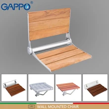 GAPPO doccia a parete montato sedili sedia pieghevole sedile da bagno in legno sedia sedile da bagno doccia sedia doccia sedile ribaltabile