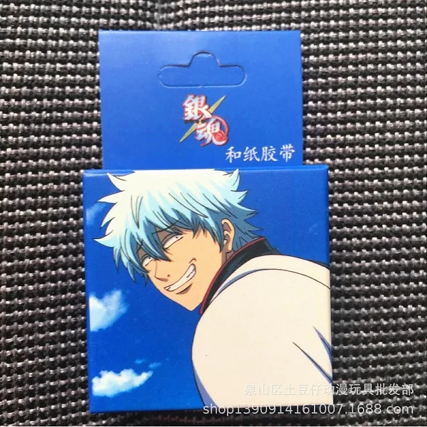 1,5 см* 5 м японский аниме гинтама мультфильм васи клейкая лента DIY Скрапбукинг наклейка этикетка маскирующая лента - Цвет: C