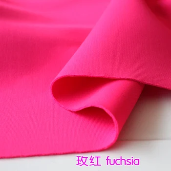 

Thick Stretch Spandex Fabric Fuchsia Knitted Fabric Stretchy Jersey Fabric skirt Sold By The Yard Free shipping