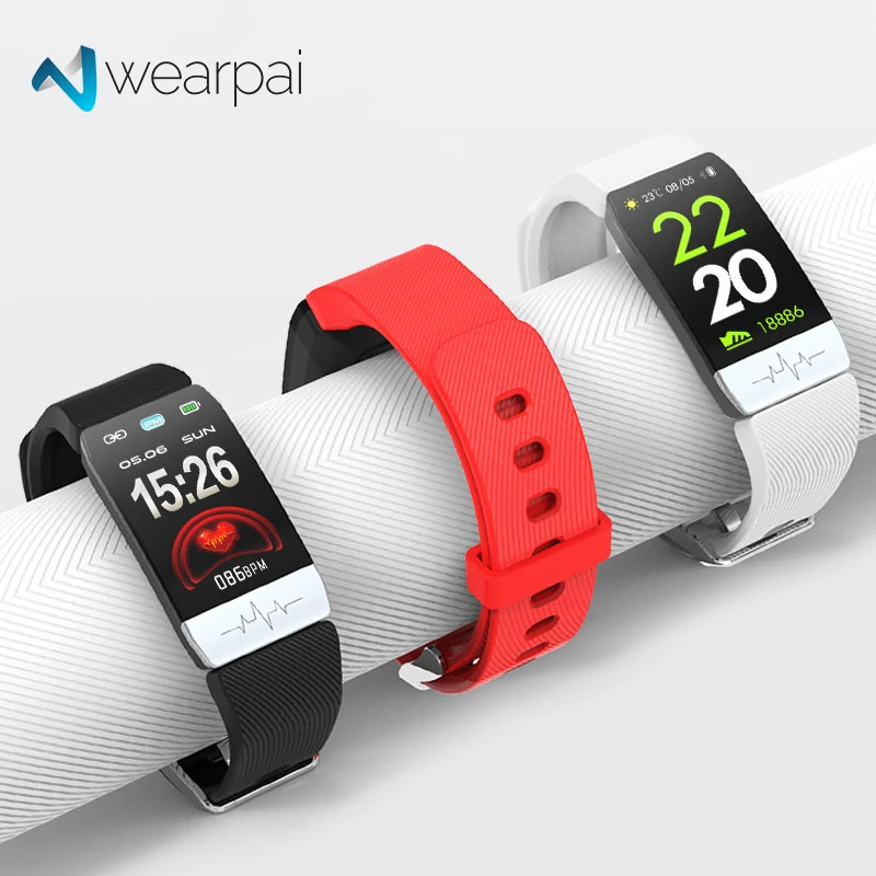 Wearpai Q1S умный браслет с монитором сердечного ритма ЭКГ кровяное давление IP67