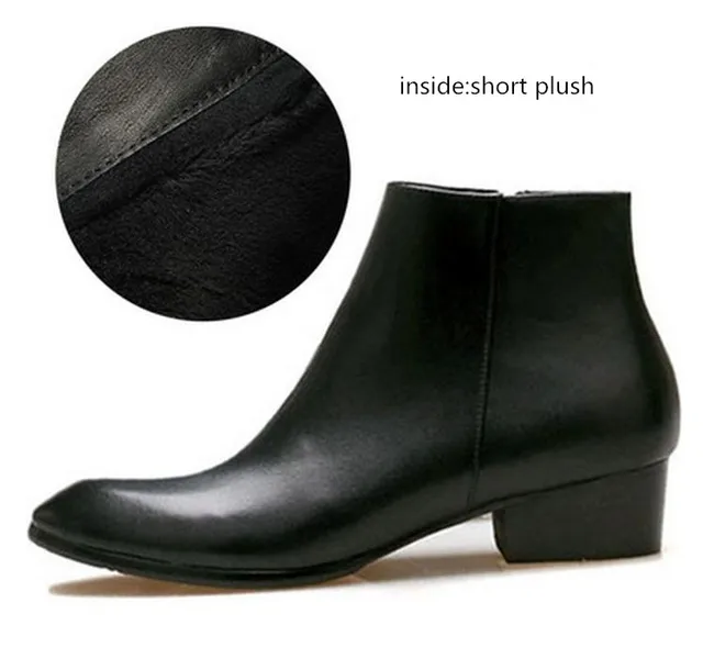 bottines homme talon 4 cm