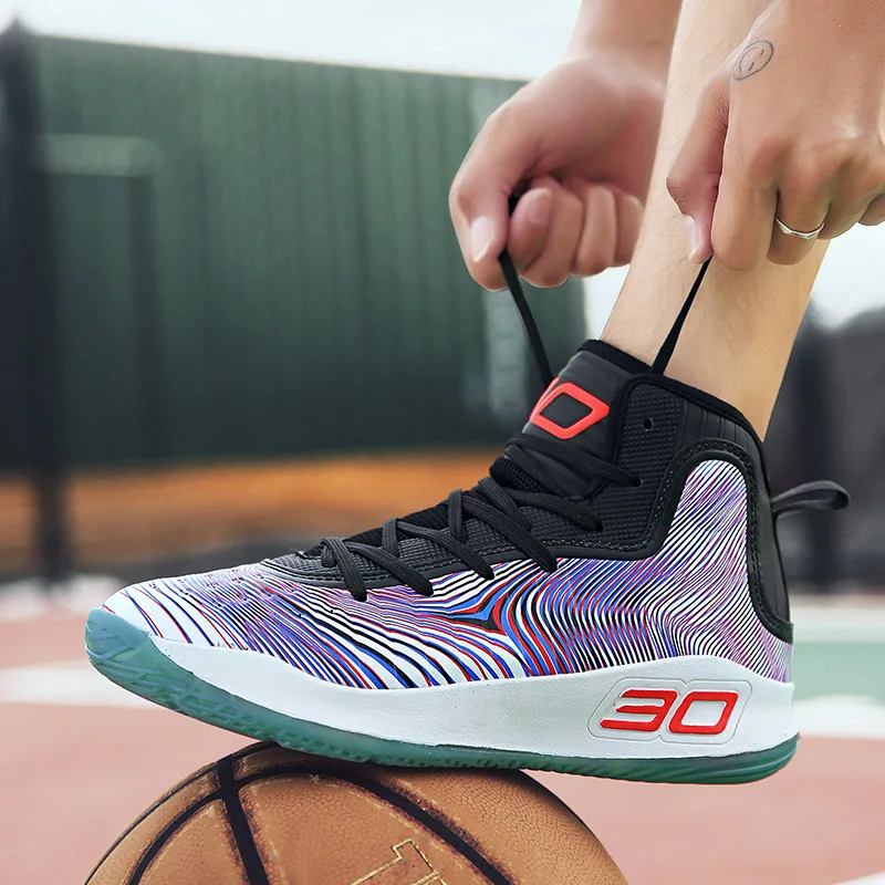 Original High-top Men Basketball Shoes Man Woman Light Breathable Cushioning Sports Sneakers Male Anti-skid Outdoor Sport Shoes Original High-top Men Basketball Shoes Man Woman Light Breathable Cushioning Sports Sneakers Male Anti-skid Outdoor Sport Shoes