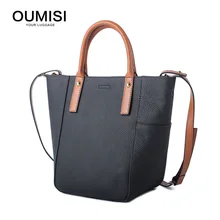 OUMISI брендовая дизайнерская сумка из натуральной кожи, женская сумка, большая роскошная сумка-хобо, сумка-мессенджер на плечо, большая сумка-тоут, женские сумки 9005