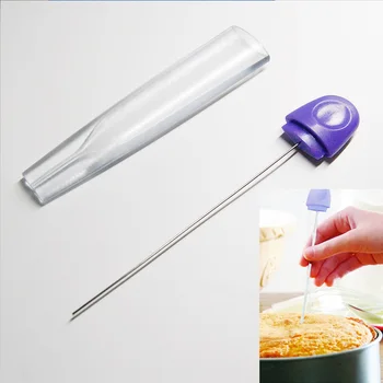 

Cake Tester Stirring Rod Long Needle Bread Probe Stainless Steel Cake Muffin Baking Bread Tools Detector Needles 12cm Long