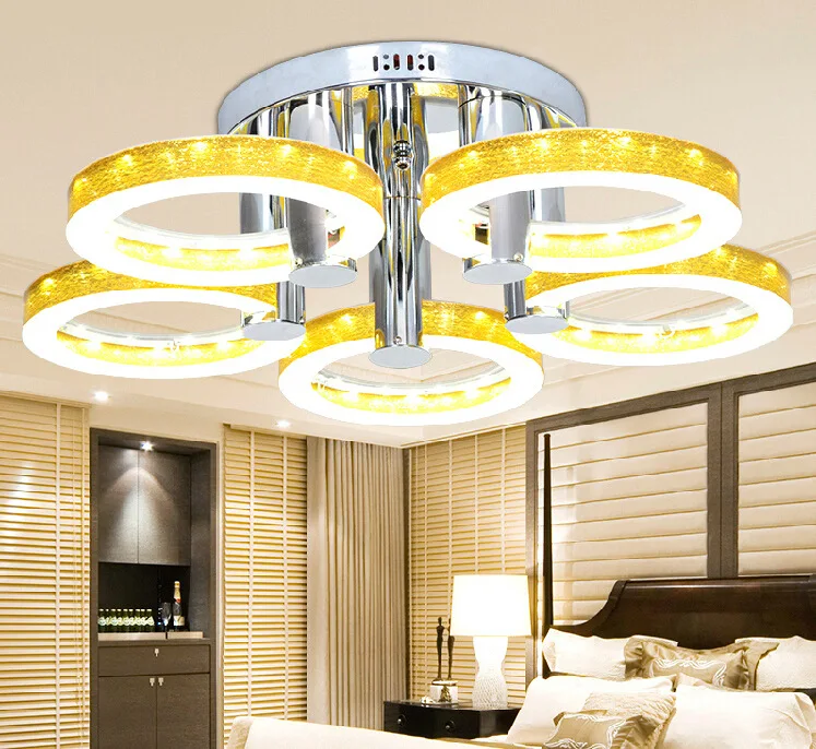 2016 Surface Mounted Modern Led Ceiling Lights For Living Room Light Fixture Indoor Lighting Home Decorative Lampshade WCL003