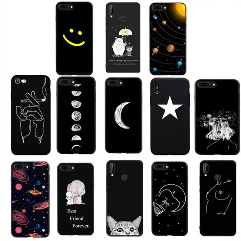 Cover for Huawei P20 P10 Pro Mate 10 case For Capinhas p smart 2018 mate P9 lite Lite mini Coque |