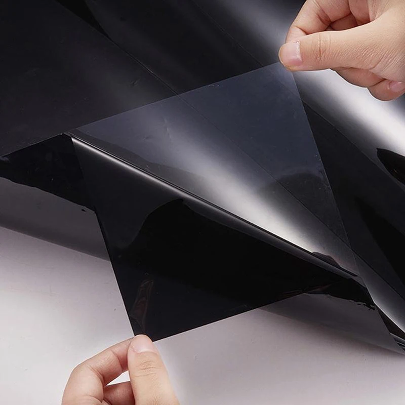 Heat Protector Tint Film Sticker Roll 50*100cm Car Home Office Glass Window VLT 20% Privacy Dark Uncut Sunshade