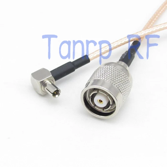 

10pcs 6in RP TNC male plug to TS9 male right angle RF adapter connector 15CM Pigtail coaxial jumper cable RG316 extension cord