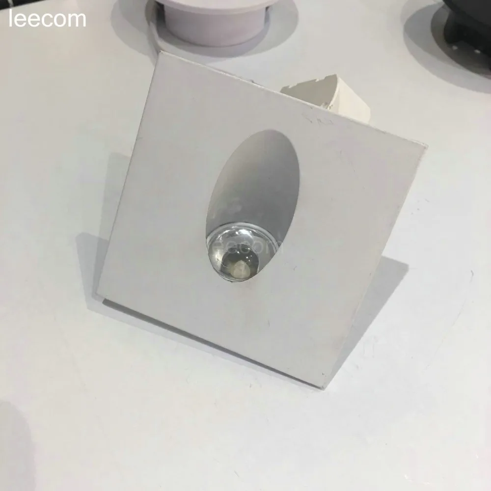 

1pcs/lot LED Mini Cabinet Downlight 1W diameter 80mm 230v white Frame Recessed Ceiling No Flicker Spot Lights For Home