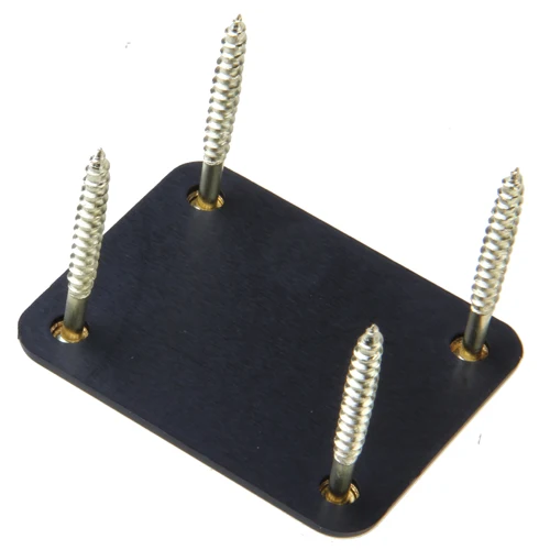Quality Electric Guitar Neck Plate Steel With Gold Plating W/ Screws Accessories Guitar Parts & Accessories Guitar Parts 