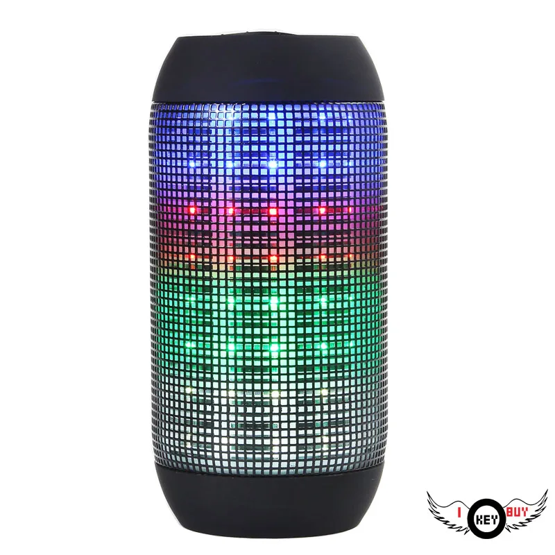 

1PC High Quality Cylindrical Sound LED Lantern Bluetooth Speaker Wireless Radio Car Computer USB Power Black Speakers
